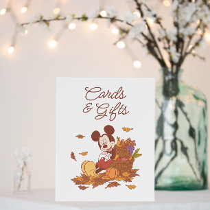 Mickey Mouse Fall Pumpkin Baby Shower Foam Board