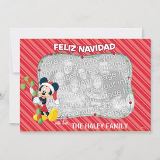 Mickey Mouse: Feliz Navidad Card