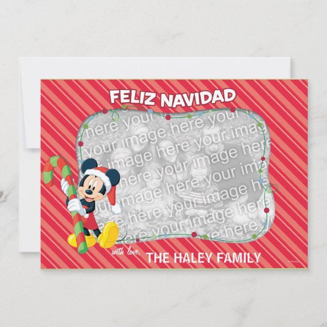 Mickey Mouse: Feliz Navidad Card (Front)
