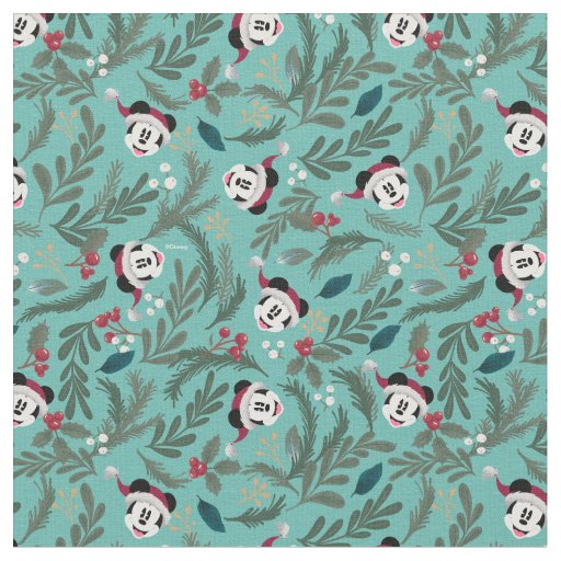 Mickey Mouse | Festive Cheer Pattern Fabric