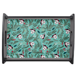 Mickey Mouse Festive Cheer Pattern Serving Tray