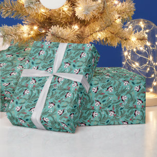 Mickey Mouse   Festive Cheer Pattern Wrapping Paper