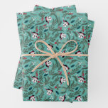 Mickey Mouse | Festive Cheer Pattern Wrapping Paper Sheets