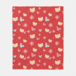 Mickey Mouse | Festive Christmas Pattern Fleece Blanket