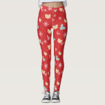 Mickey Mouse | Festive Christmas Pattern Leggings