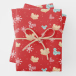 Mickey Mouse | Festive Christmas Pattern Wrapping Paper Sheets