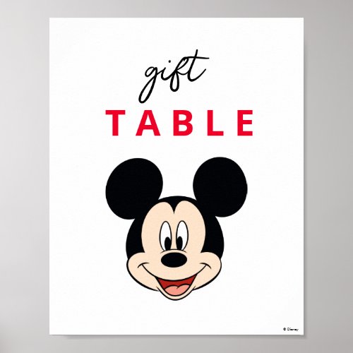 Mickey Mouse First Birthday  Poster