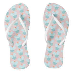 Mickey Mouse Fish Bowl Icon Flip Flops