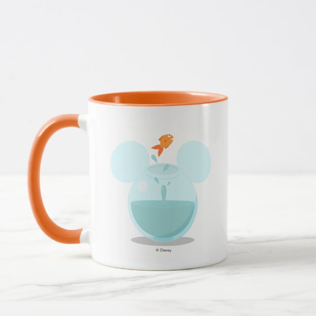 Mickey Mouse Fish Bowl Icon Mug (Left)