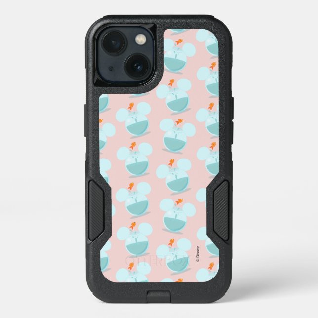 Mickey Mouse Fish Bowl Icon Otterbox iPhone Case (Back)