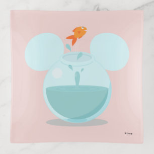 Mickey Mouse Fish Bowl Icon Trinket Tray
