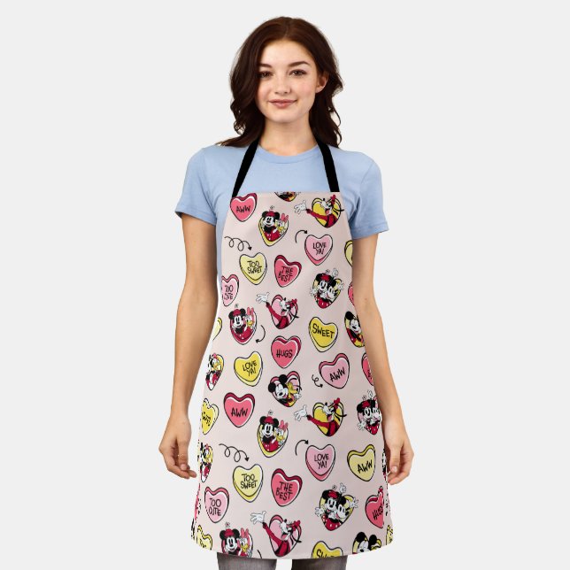 Mickey Mouse & Friends | Valentine Heart Candy Apron (Worn)