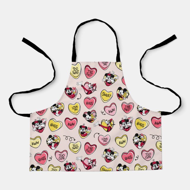 Mickey Mouse & Friends | Valentine Heart Candy Apron (Front)
