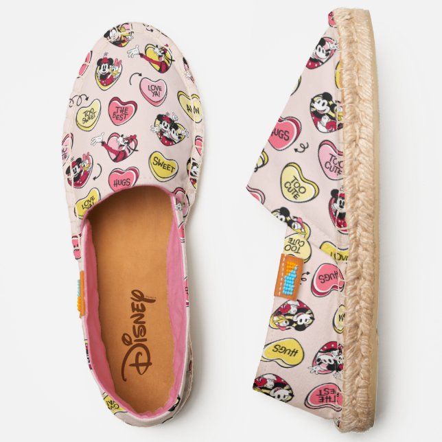 Mickey Mouse & Friends | Valentine Heart Candy Espadrilles (Side)