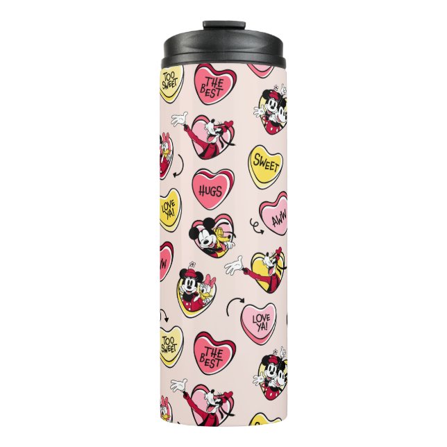 Mickey Mouse & Friends | Valentine Heart Candy Thermal Tumbler (Front)