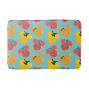 Mickey Mouse Fruit Icon Pattern Bath Mat