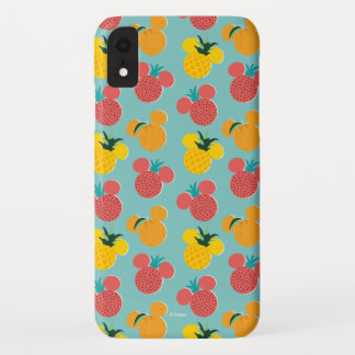 Mickey Mouse Fruit Icon Pattern iPhone XR Case