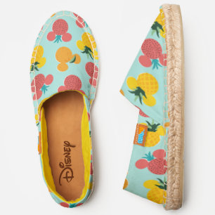 Mickey Mouse Fruit Icon Pattern Espadrilles