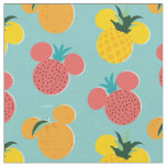 Mickey Mouse Fruit Icon Pattern Fabric