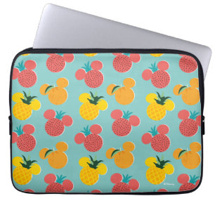 Mickey Mouse Fruit Icon Pattern Laptop Sleeve