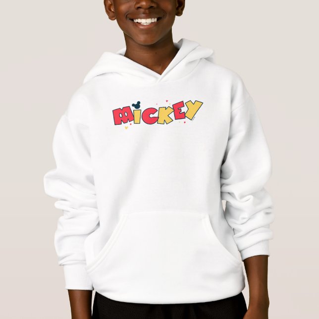 Mickey Mouse | Fun Font Mickey Hoodie (Front)