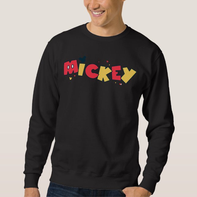 Mickey Mouse | Fun Font Mickey Sweatshirt (Front)