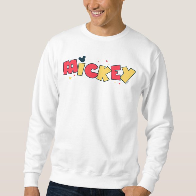 Mickey Mouse | Fun Font Mickey Sweatshirt (Front)