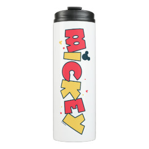 Mickey Mouse Fun Font Mickey Thermal Tumbler