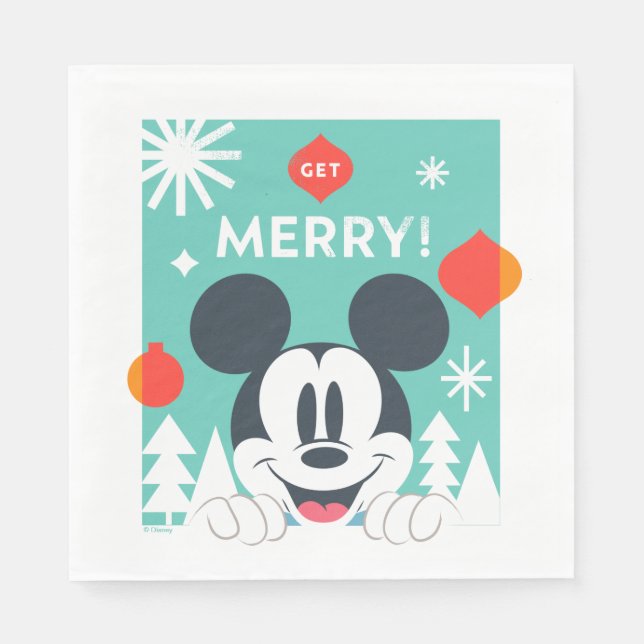 Mickey Mouse | Get Merry! Napkins (Front)