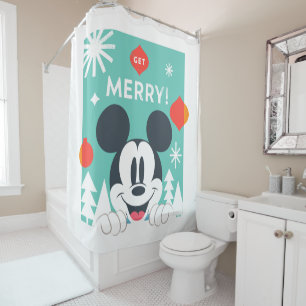 Mickey Mouse   Get Merry! Shower Curtain