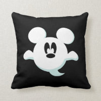 Mickey Mouse Ghost Throw Pillow