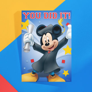 Mickey Mouse | Graduation Card