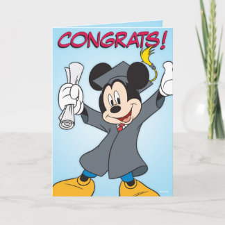 Mickey Mouse | Graduation Holiday Card