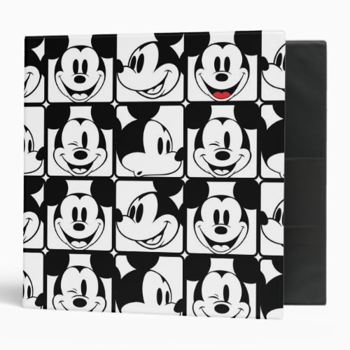 Mickey Mouse  Grid Pattern Binder