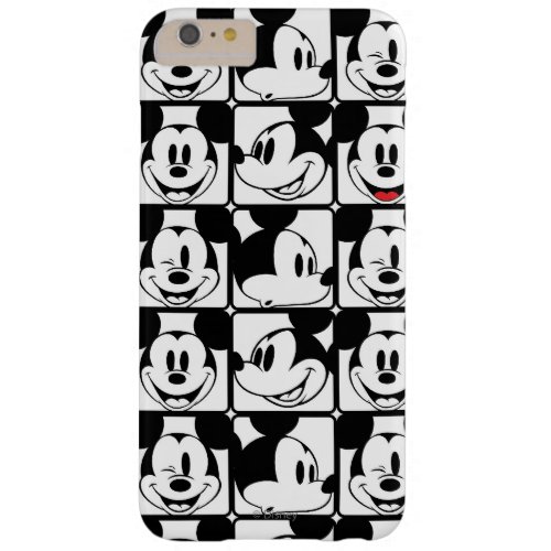 Mickey Mouse  Grid Pattern Barely There iPhone 6 Plus Case