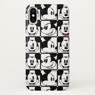 Mickey Mouse   Grid Pattern iPhone X Case