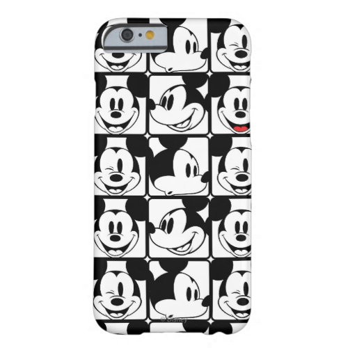 Mickey Mouse  Grid Pattern Barely There iPhone 6 Case