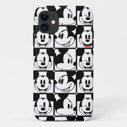 Mickey Mouse  Grid Pattern iPhone 11 Case