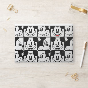 Mickey Mouse   Grid Pattern HP Laptop Skin