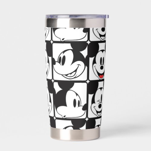 Mickey Mouse  Grid Pattern Insulated Tumbler