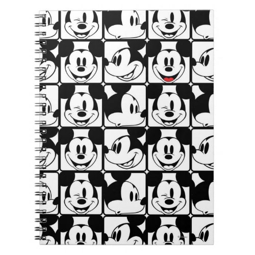 Mickey Mouse  Grid Pattern Notebook