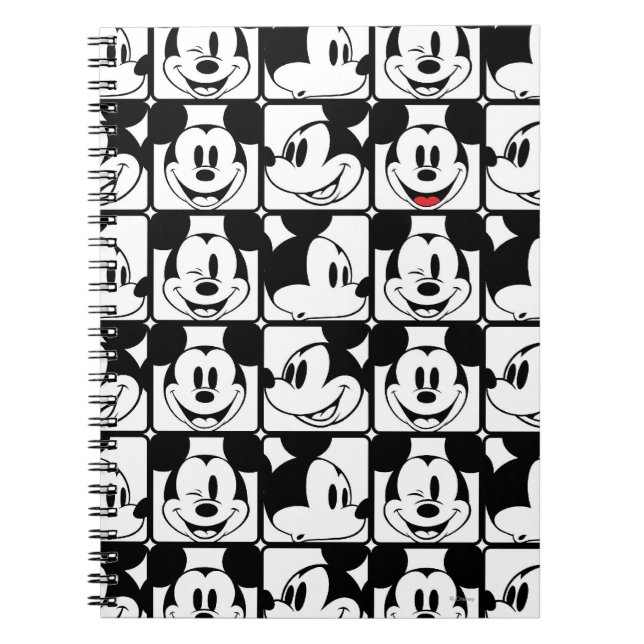 Mickey Mouse | Grid Pattern Notebook (Front)