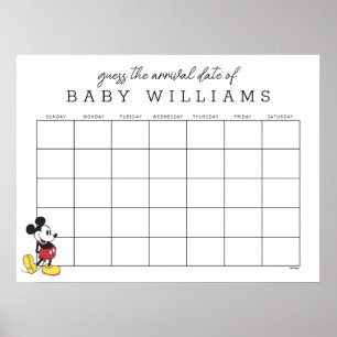 Mickey Mouse   Guess the Due Date Poster