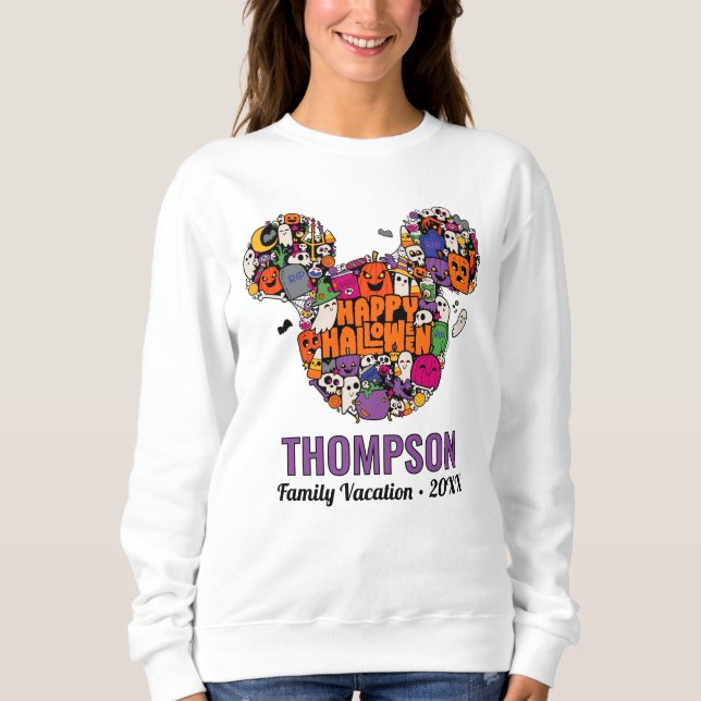 Mickey Mouse Halloween Family Vacation Sweatshirt (Front)