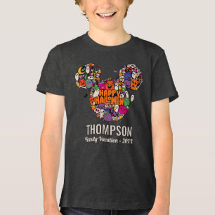 Mickey Mouse Halloween Family Vacation Tri-Blend Shirt