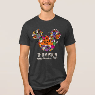 Mickey Mouse Halloween Family Vacation Tri-Blend Shirt