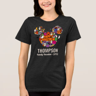 Mickey Mouse Halloween Family Vacation Tri-Blend Shirt