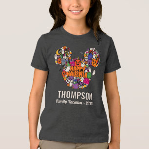 Mickey Mouse Halloween Family Vacation Tri-Blend Shirt