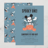 Mickey Mouse | Halloween Spooky One Birthday 