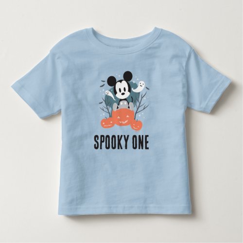 Mickey Mouse  Halloween Spooky One Birthday  Toddler T_shirt